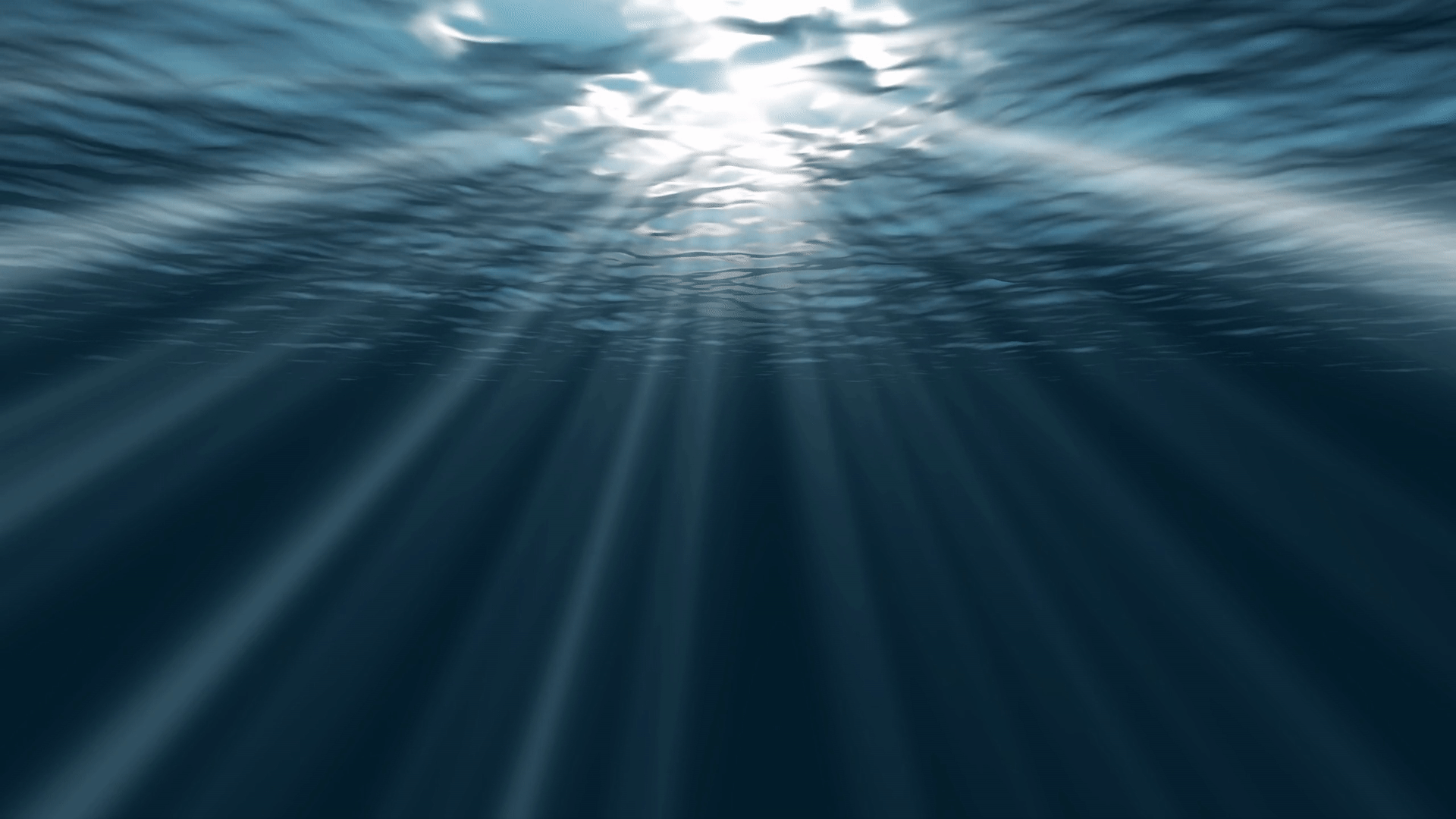 Ocean animé avec lumière
